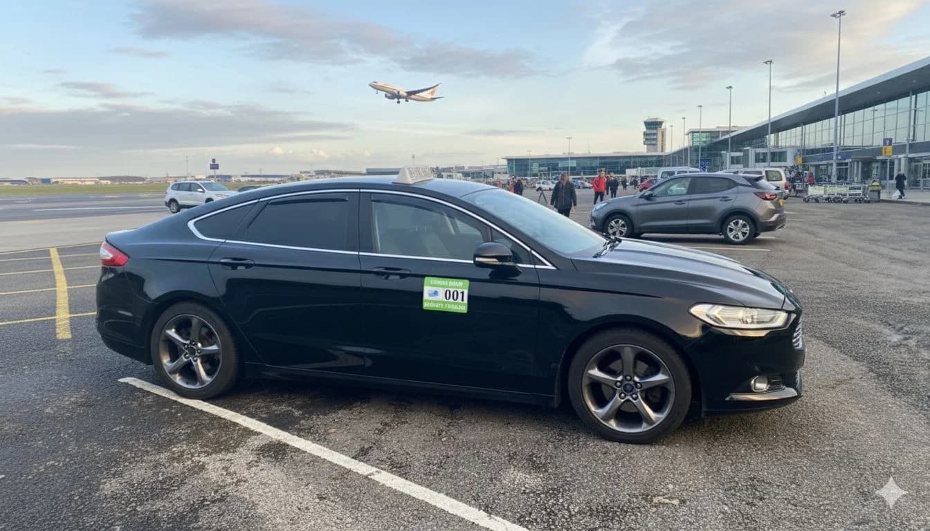 Central Cabs airport transfer taxi from Neath